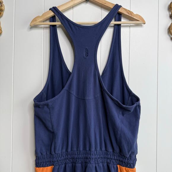 Free People jumpsuit onesie one-piece activewear romper flare Large - Picture 6 of 9